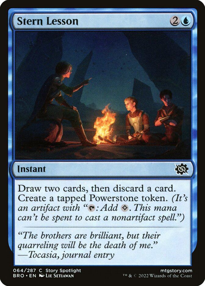 Lição Severa / Stern Lesson - Magic: The Gathering - MoxLand