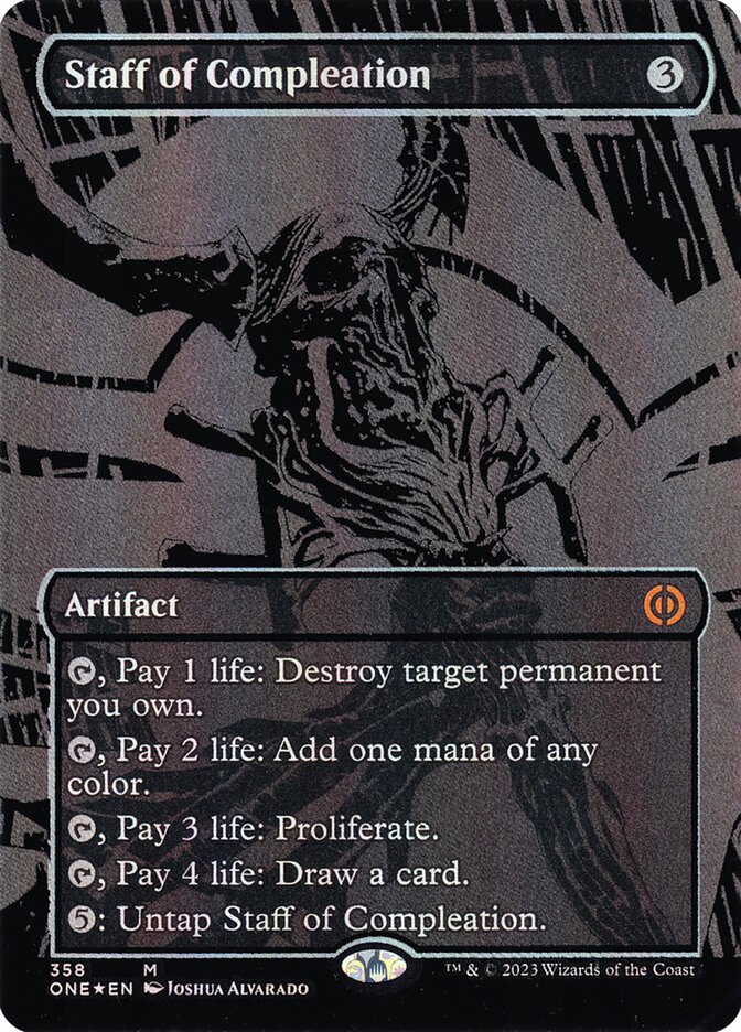 Cajado da Completação / Staff of Compleation - Magic: The Gathering - MoxLand