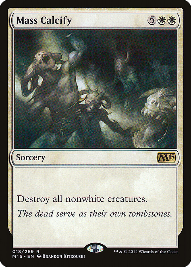 Calcificar em Massa / Mass Calcify - Magic: The Gathering - MoxLand