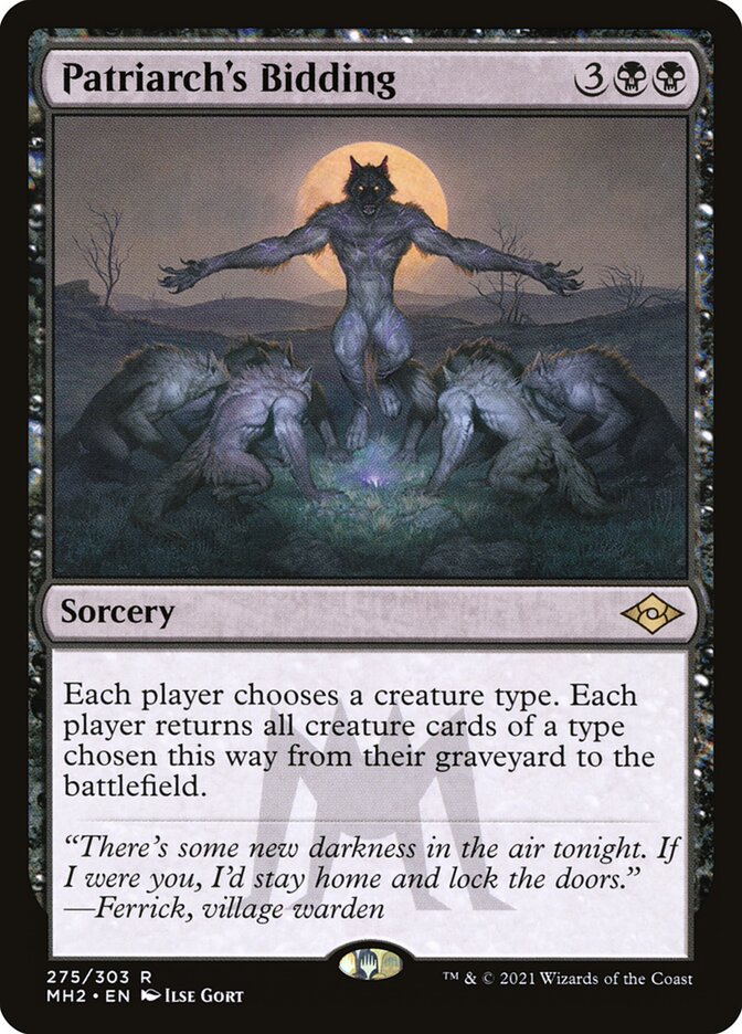 Comando do Patriarca / Patriarch's Bidding - Magic: The Gathering - MoxLand