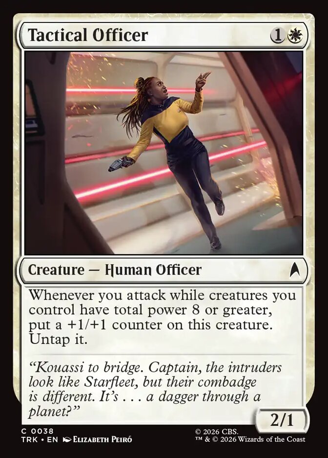 Tactical Officer - Magic: The Gathering - MoxLand