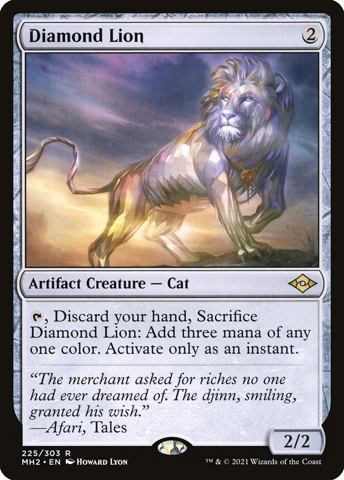 Leão Diamantino / Diamond Lion - Magic: The Gathering - MoxLand