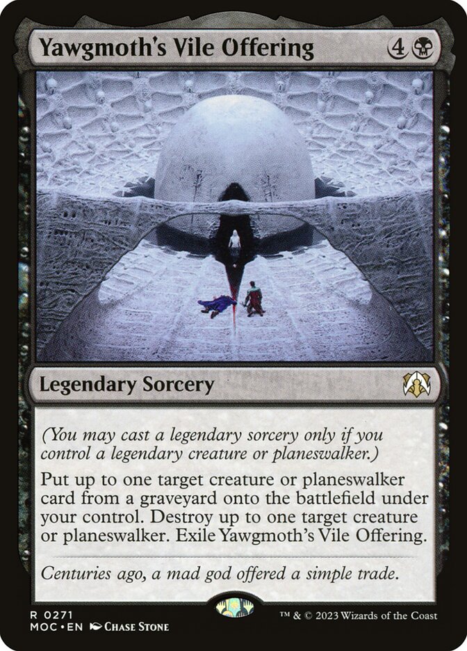 Oferenda Vil de Yawgmoth / Yawgmoth's Vile Offering - Magic: The Gathering - MoxLand