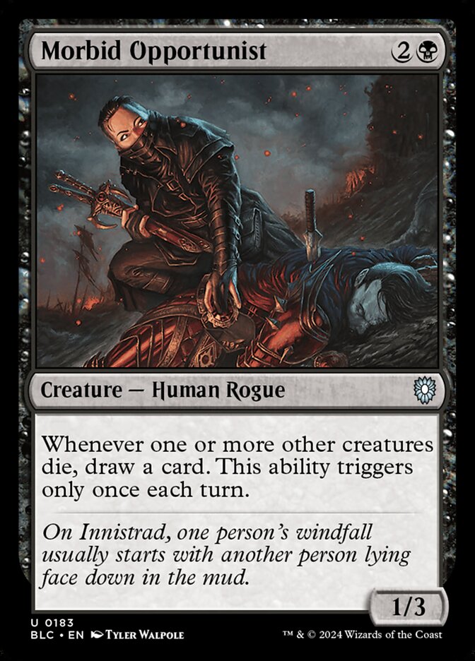 Oportunista Mórbida / Morbid Opportunist - Magic: The Gathering - MoxLand
