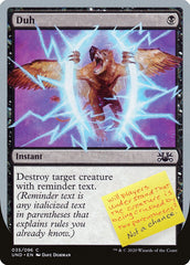 Duh / Duh - Magic: The Gathering - MoxLand