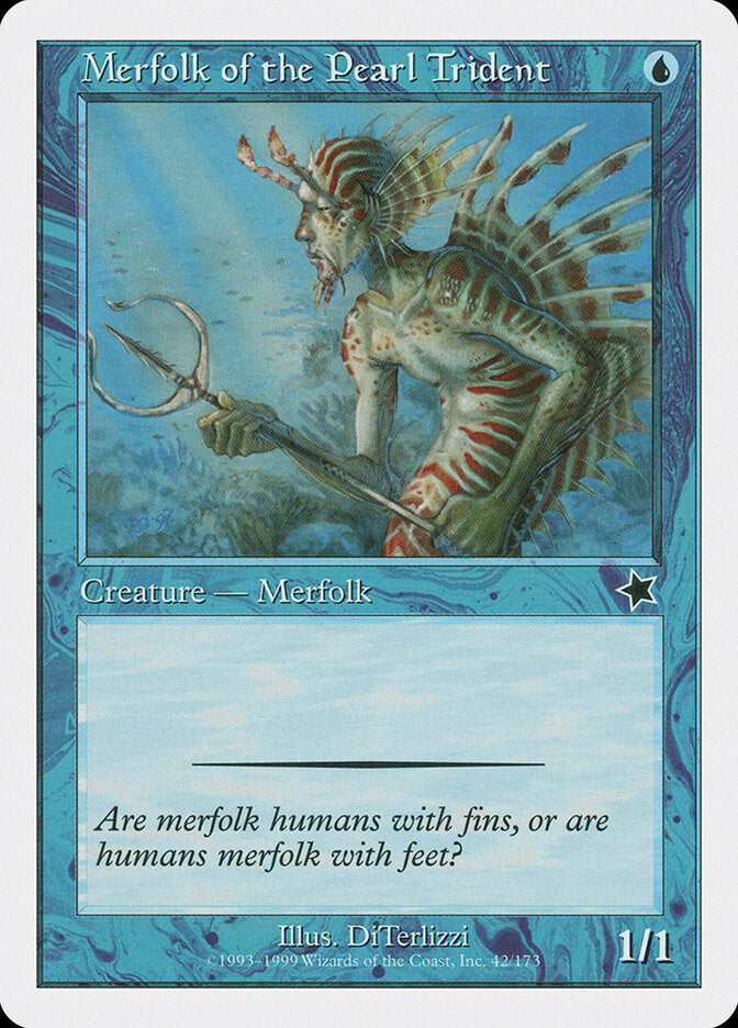 Tritões do Tridente Perolado / Merfolk of the Pearl Trident - Magic: The Gathering - MoxLand