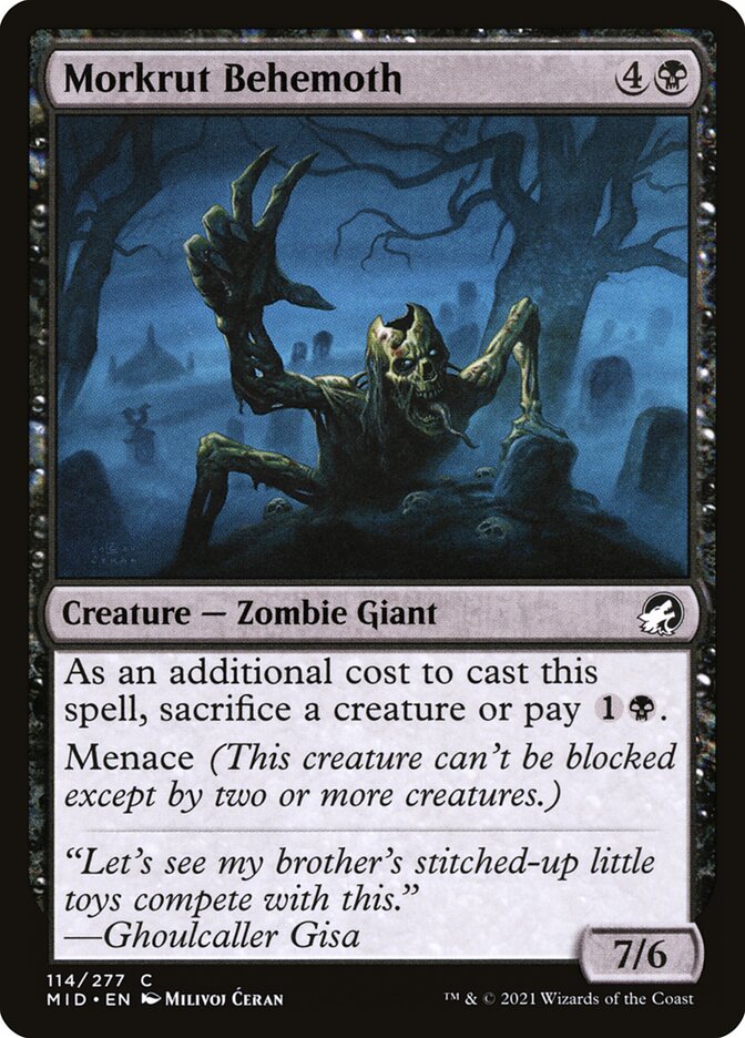 Behemoth do Morkrut / Morkrut Behemoth - Magic: The Gathering - MoxLand