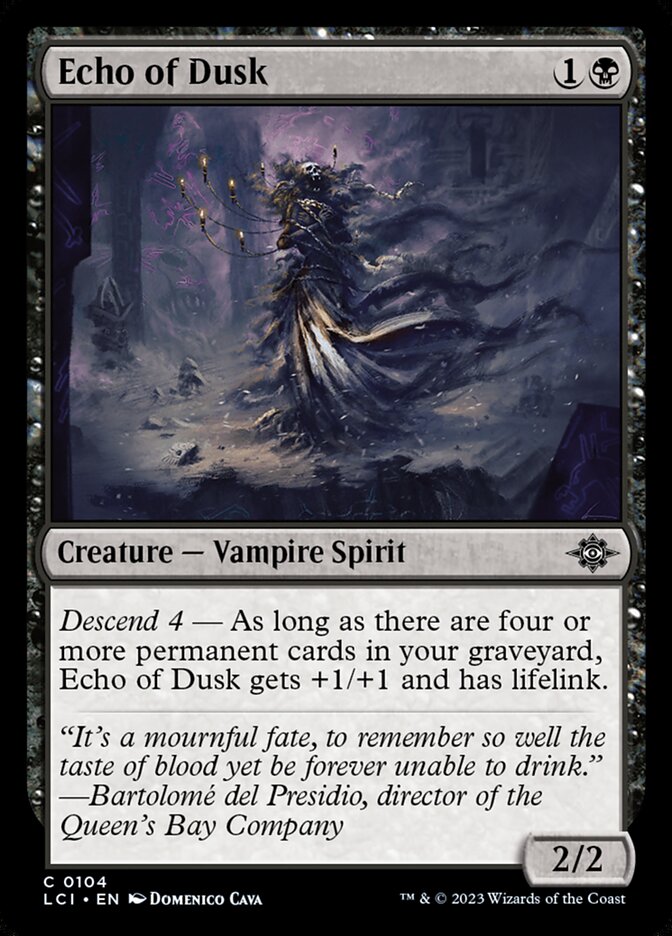 Eco do Crepúsculo / Echo of Dusk - Magic: The Gathering - MoxLand