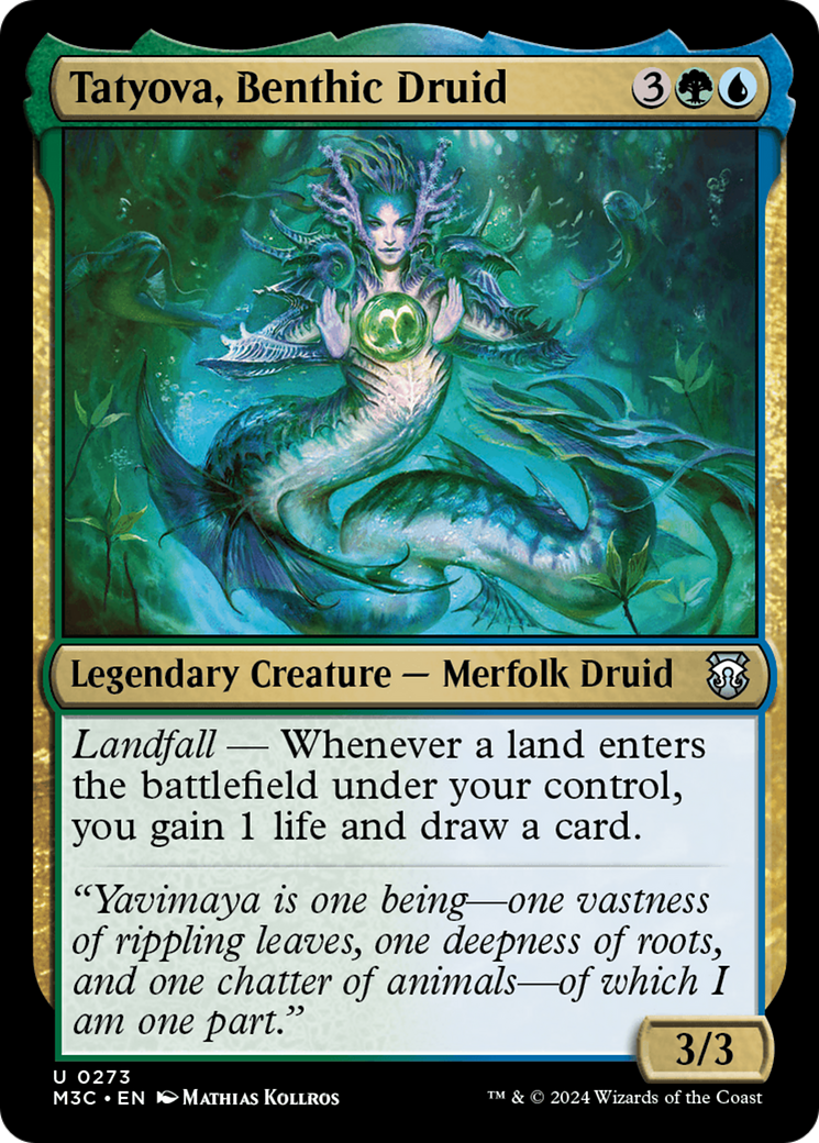 Tatyova, Druida Bêntica / Tatyova, Benthic Druid - Magic: The Gathering - MoxLand