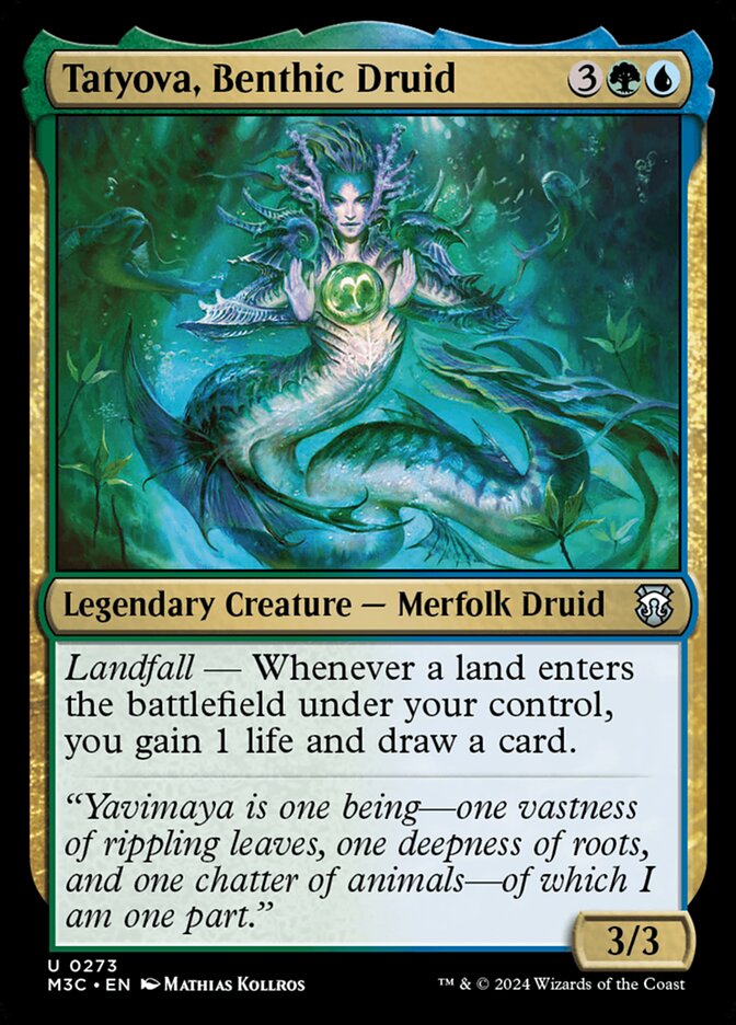 Tatyova, Druida Bêntica / Tatyova, Benthic Druid - Magic: The Gathering - MoxLand