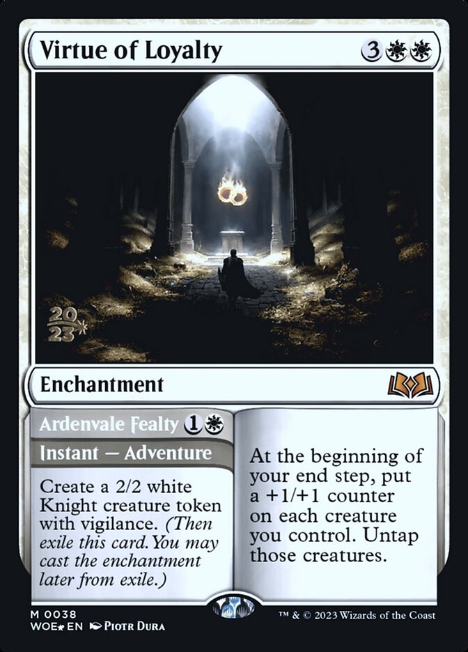 Virtue of Loyalty / Ardenvale Fealty - Magic: The Gathering - MoxLand