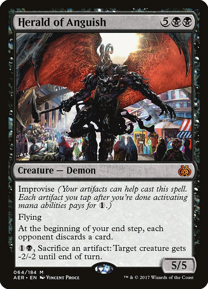 Arauto da Angústia / Herald of Anguish - Magic: The Gathering - MoxLand