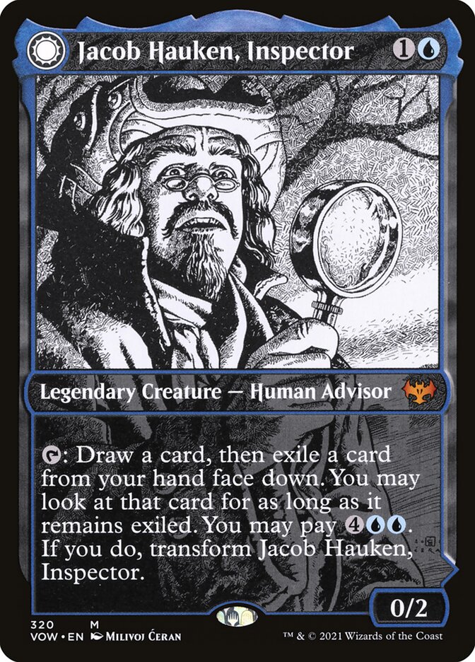 Jacob Hauken, Inspetor / Jacob Hauken, Inspector - Magic: The Gathering - MoxLand