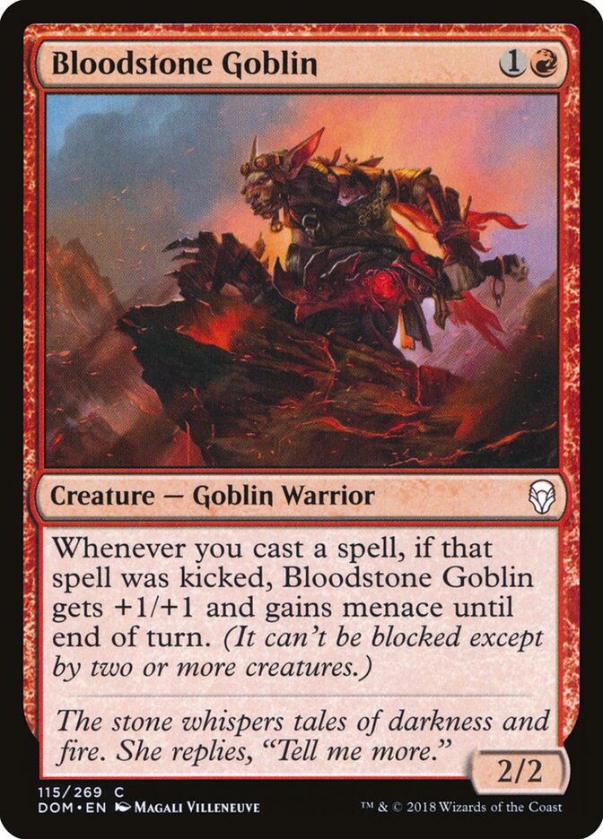 Goblin do Jaspe Vermelho / Bloodstone Goblin - Magic: The Gathering - MoxLand