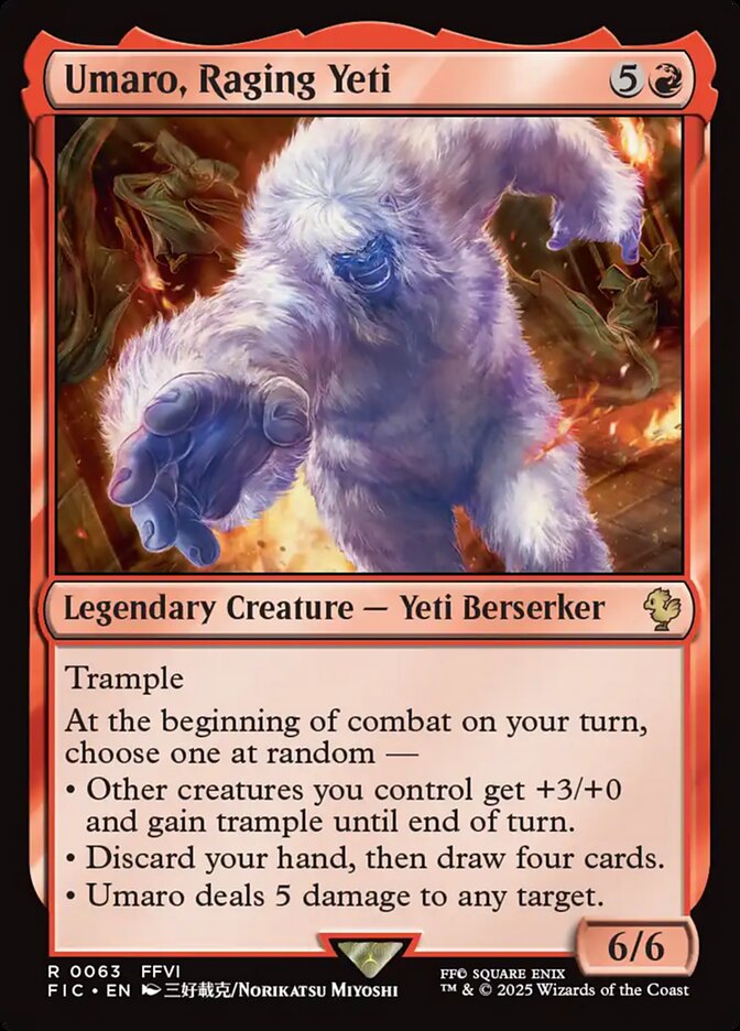 Umaro, Raging Yeti - Magic: The Gathering - MoxLand
