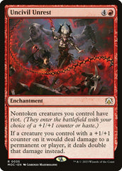 Agitação Incivil / Uncivil Unrest - Magic: The Gathering - MoxLand