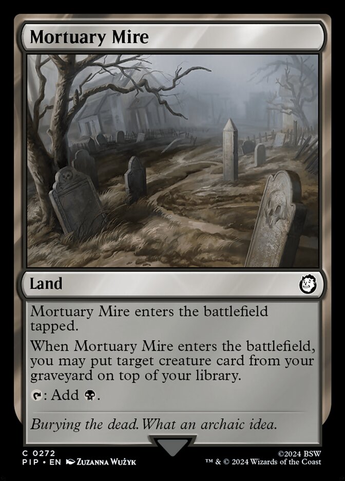 Lodaçal Mortuário / Mortuary Mire - Magic: The Gathering - MoxLand