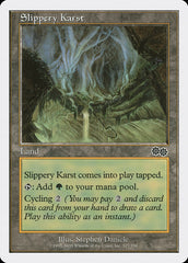 Carste Escorregadio / Slippery Karst - Magic: The Gathering - MoxLand