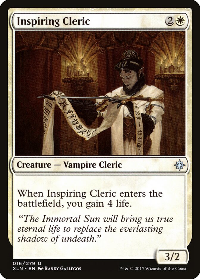 Clériga Inspiradora / Inspiring Cleric - Magic: The Gathering - MoxLand