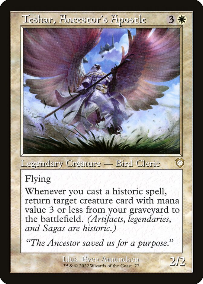 Teshar, Apóstolo da Ancestral / Teshar, Ancestor's Apostle - Magic: The Gathering - MoxLand