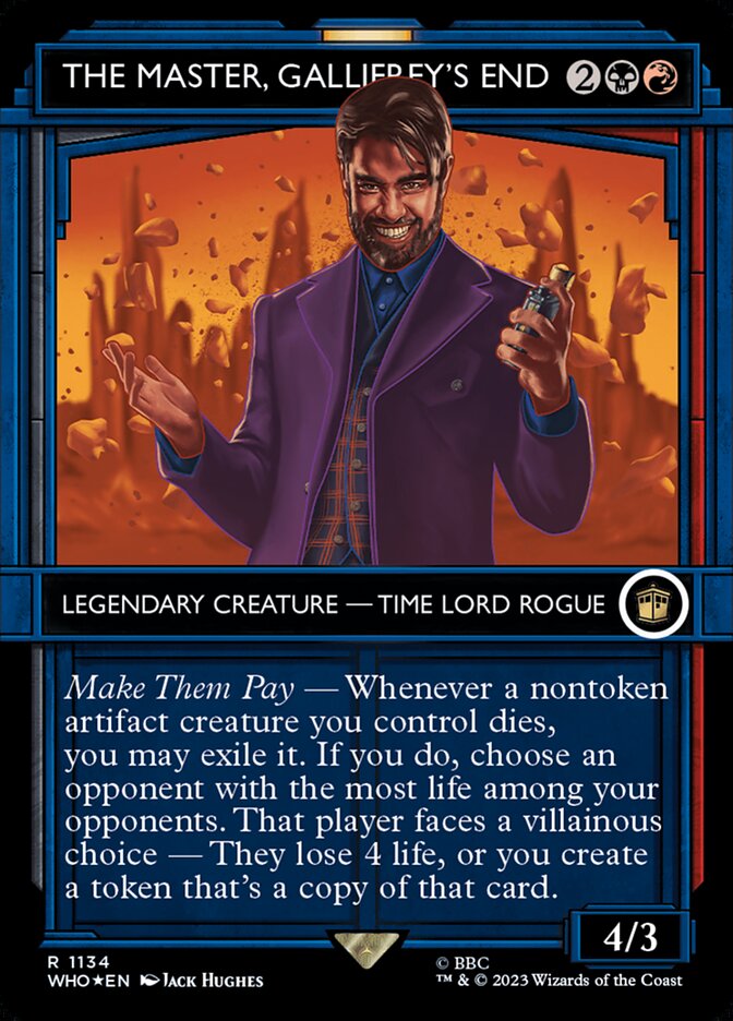 The Master, Gallifrey's End - Magic: The Gathering - MoxLand