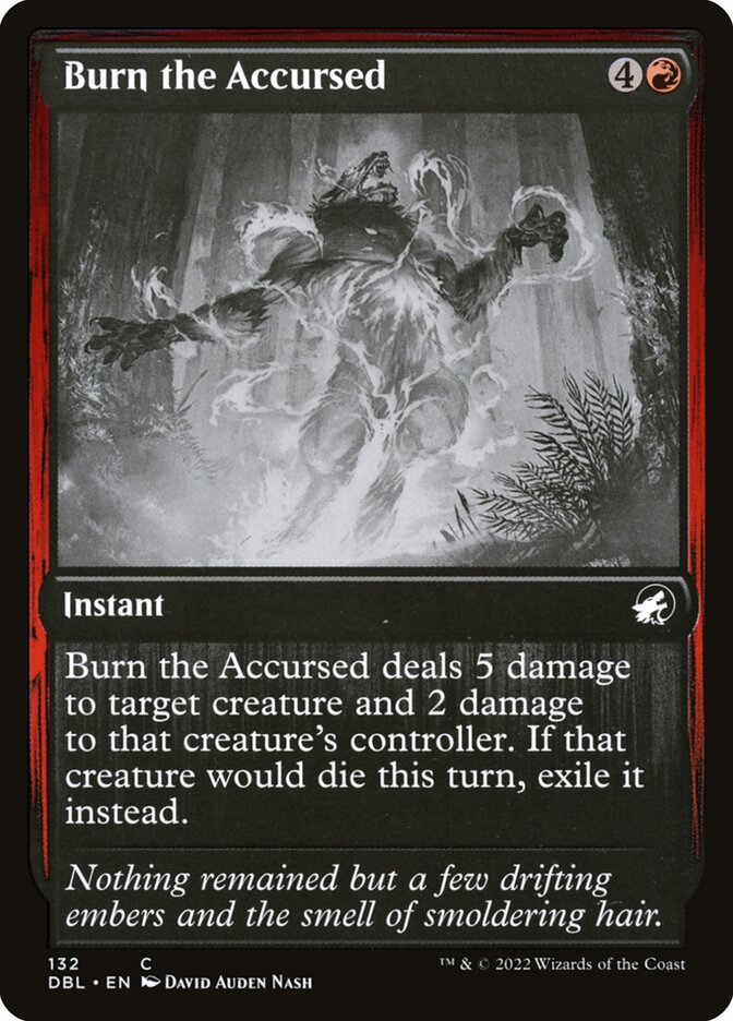 Queimar os Amaldiçoados / Burn the Accursed - Magic: The Gathering - MoxLand