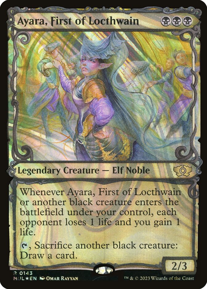 Ayara, Primeira de Locthwain / Ayara, First of Locthwain - Magic: The Gathering - MoxLand