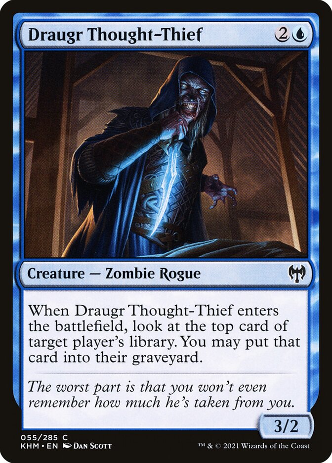 Ladrão de Pensamentos Draugr / Draugr Thought-Thief - Magic: The Gathering - MoxLand