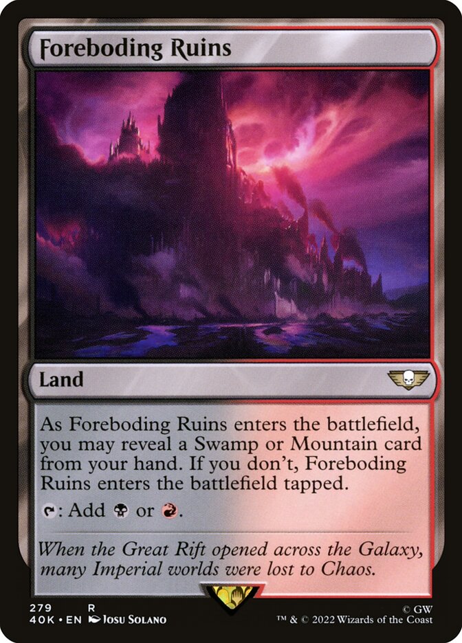 Ruínas Agourentas / Foreboding Ruins - Magic: The Gathering - MoxLand