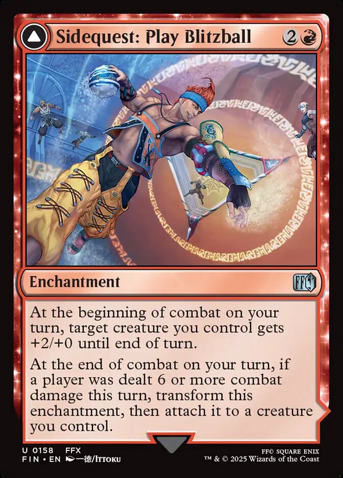 Missão Secundária: Jogar Blitzbol / Sidequest: Play Blitzball - Magic: The Gathering - MoxLand