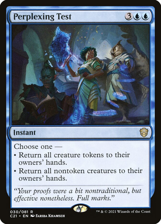 Teste Desconcertante / Perplexing Test - Magic: The Gathering - MoxLand