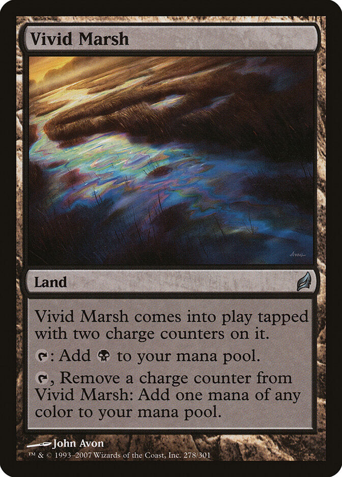 Pântano Vívido / Vivid Marsh - Magic: The Gathering - MoxLand