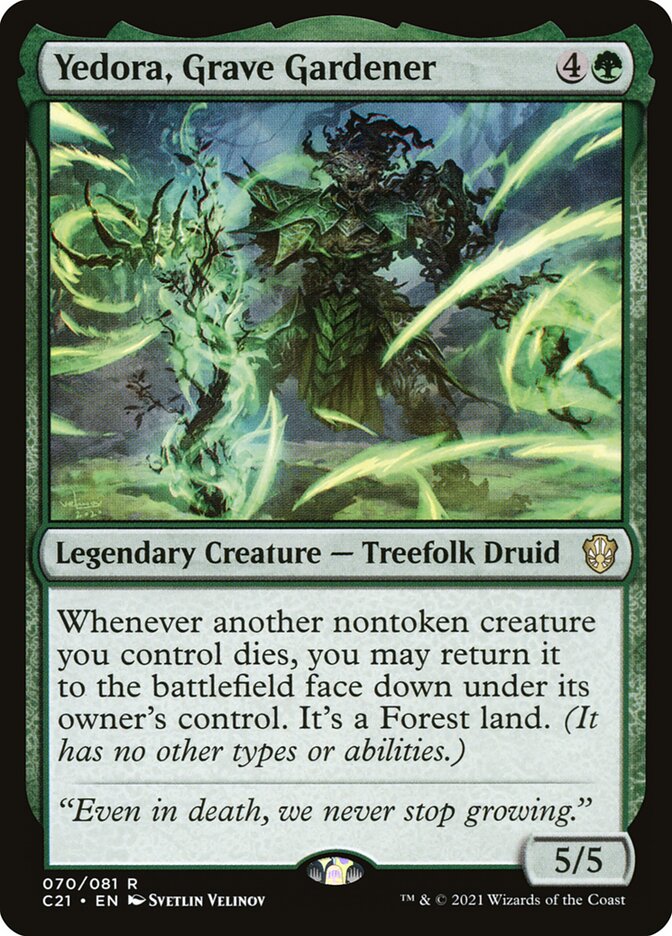 Yedora, Jardineira dos Túmulos / Yedora, Grave Gardener - Magic: The Gathering - MoxLand