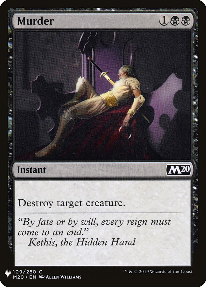 Homicídio / Murder - Magic: The Gathering - MoxLand