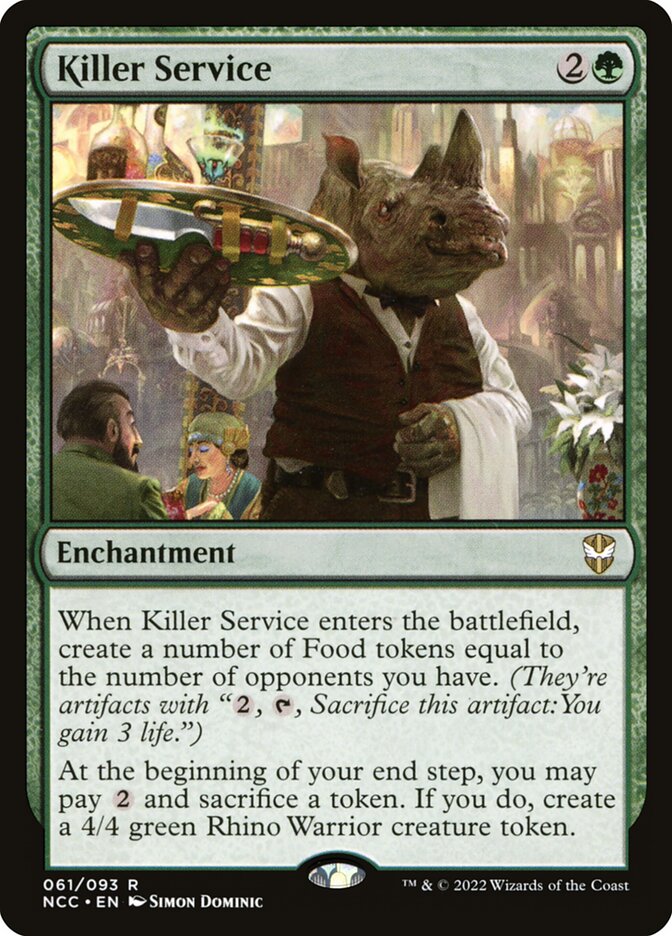 Atendimento de Matar / Killer Service - Magic: The Gathering - MoxLand