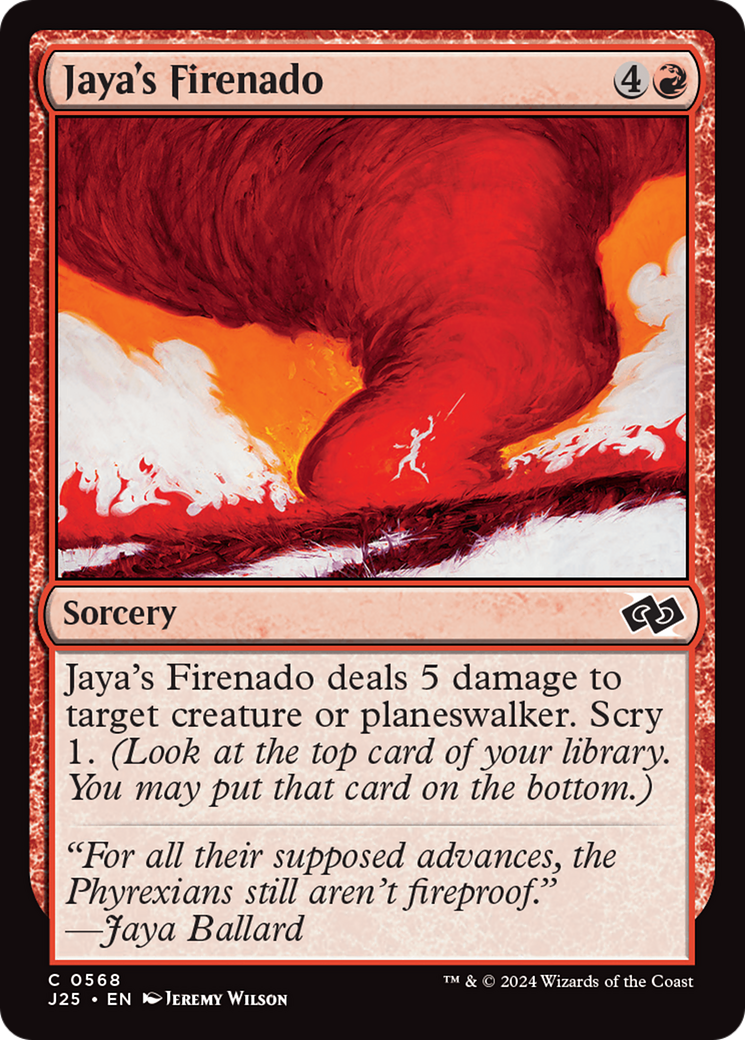 Tornado de Fogo de Jaya / Jaya's Firenado - Magic: The Gathering - MoxLand