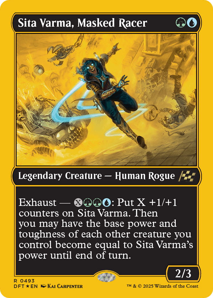 Sita Varma, Pilota Mascarada / Sita Varma, Masked Racer - Magic: The Gathering - MoxLand