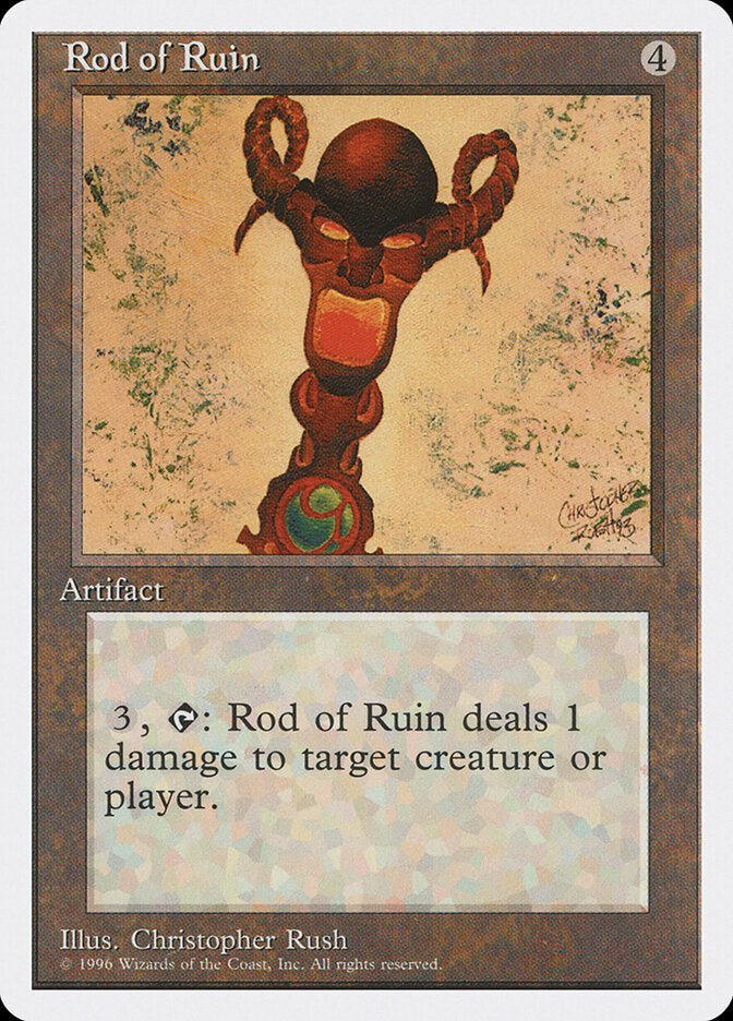 Bastão da Ruína / Rod of Ruin - Magic: The Gathering - MoxLand