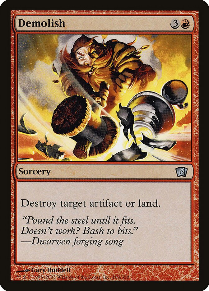 Demolir / Demolish - Magic: The Gathering - MoxLand