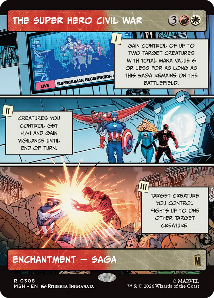 The Super Hero Civil War - Magic: The Gathering - MoxLand