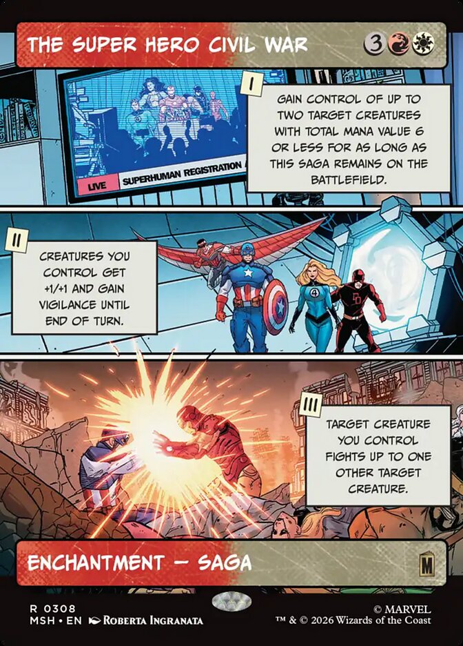 The Super Hero Civil War - Magic: The Gathering - MoxLand