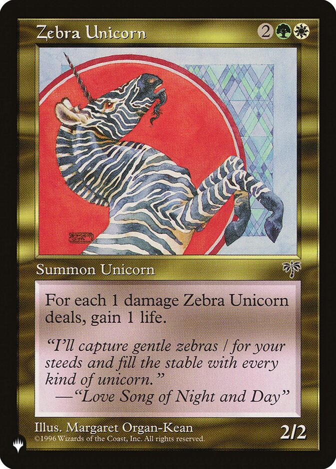 Unicórnio-Zebra / Zebra Unicorn - Magic: The Gathering - MoxLand