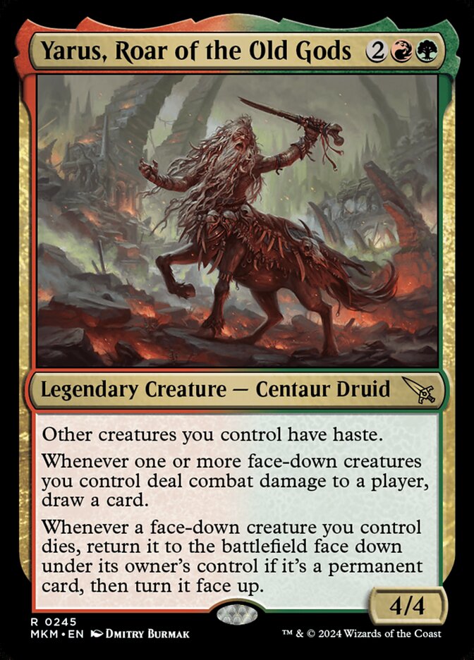 Yarus, Rugido dos Deuses Antigos / Yarus, Roar of the Old Gods - Magic: The Gathering - MoxLand