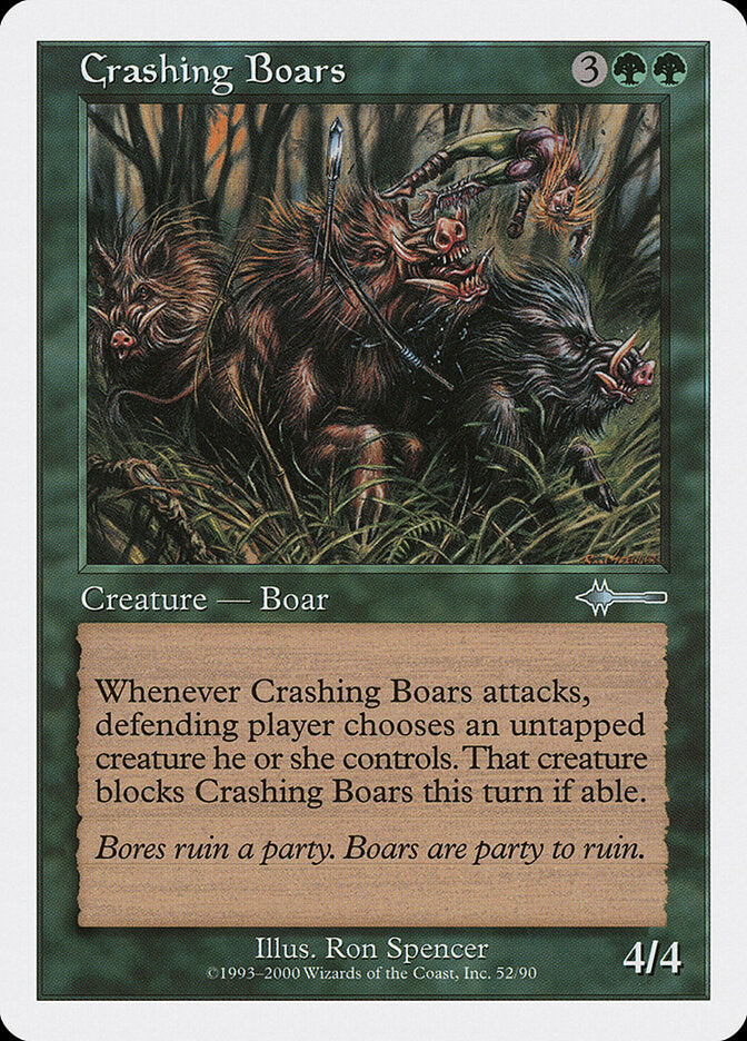Estouro de Javalis / Crashing Boars - Magic: The Gathering - MoxLand