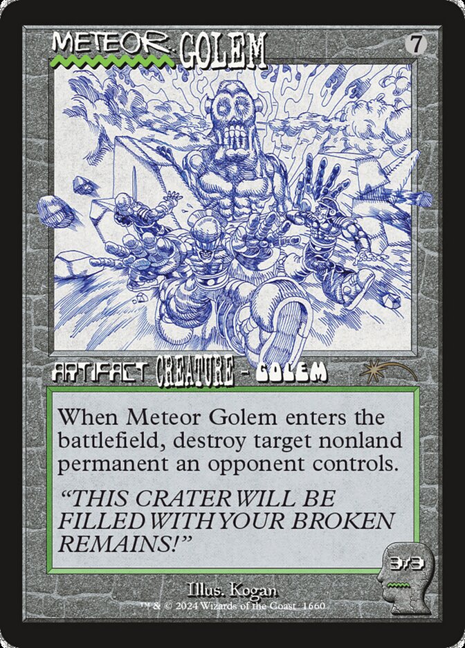 Golem Meteórico / Meteor Golem - Magic: The Gathering - MoxLand
