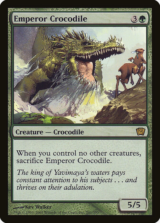 Crocodilo Imperador / Emperor Crocodile - Magic: The Gathering - MoxLand