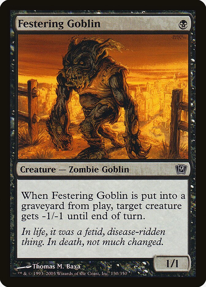 Goblin Apodrecido / Festering Goblin - Magic: The Gathering - MoxLand
