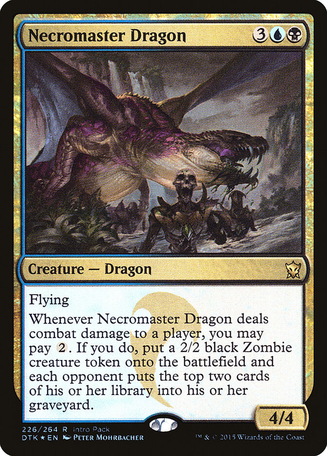 Dragoa Necromestra / Necromaster Dragon - Magic: The Gathering - MoxLand