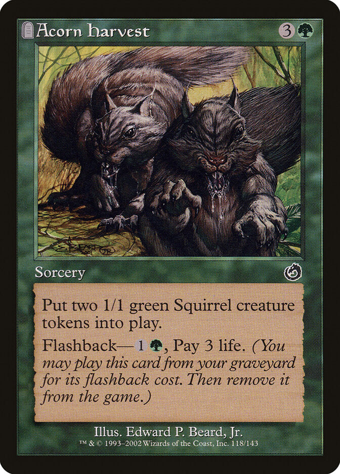 Colheita de Nozes / Acorn Harvest - Magic: The Gathering - MoxLand
