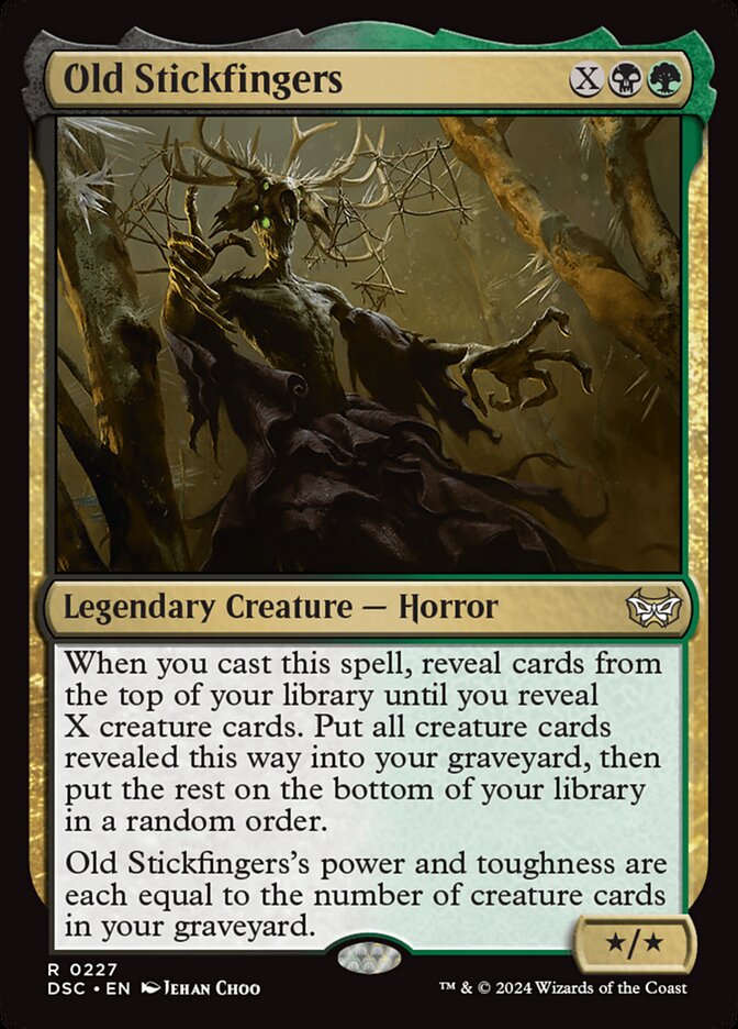 Velho Dedos-de-palito / Old Stickfingers - Magic: The Gathering - MoxLand